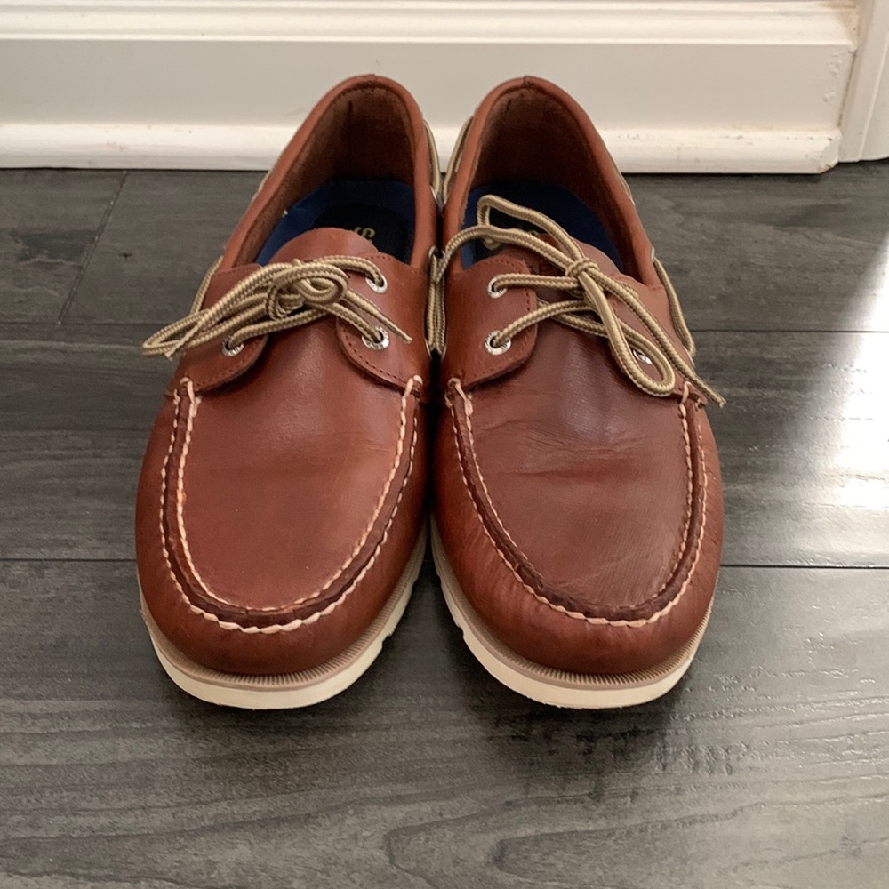 Men’s Sperry Brown Boat Shoes.